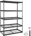 VEVOR 5-Tier Black Metal Adjustable Heavy Duty Storage Shelving Unit