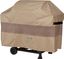 Tan Waterproof BBQ Grill Cover with Hook and Loop Closure