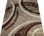 Brown Beige Cream Rectangular Abstract Area Rug