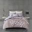 Lilac Cherry Blossom Cotton Sateen Queen Duvet Cover Set