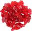 Red Recycled Glass Fire Pit Filler, 20 lbs