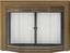 Gavin Small Heritage Brass Fireplace Glass Doors