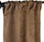 Brown 84" Blackout Polyester Rod Pocket Curtains, Set of 2