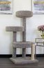 Gray Multi-Level Cat Tree with Sisal Scratching Posts