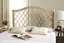 Natural Wicker Upholstered Queen Open-Frame Bed Headboard