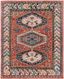 Red and Beige Hand-Knotted Wool 10' x 14' Area Rug