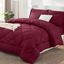 Burgundy Queen Down Alternative Microfiber Bed in a Bag Set