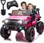 24V Pink 2-Seater Kids Ride-On SUV with Remote Control