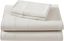 Full White Cotton Jersey Deep Pocket Sheet Set