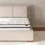 King White Hybrid Innerspring Gel Memory Foam Mattress