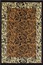 Wildlife Collection Light Brown and Black 6' x 9' Area Rug