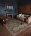 Lenna Denim Sand 2' x 5' Synthetic Accent Rug