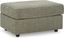 Cascilla Neutral Upholstered Contemporary Ottoman