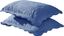 King Blue Cotton Embroidered Quilted Pillow Shams