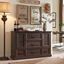 Brown Rustic Wood 47" Buffet Cabinet with Barn Door and Drawers