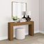 Pecan Solid Wood 56'' Modern Console Table