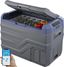 VEVOR 37L Gray Portable Car Refrigerator with Bluetooth Control