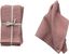 Putty Blush Woven Linen and Cotton Waffle Dinner Napkins