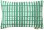 Green and Ivory Recycled PET Indoor/Outdoor Pillow, 14"x20"