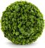 Large Green Plastic Boxwood Topiary Ball, 15-inch