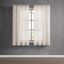 Off-White Linen Blend Sheer Rod Pocket Window Panels 50" x 63"