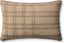 Tan and Terracotta Plaid 16'' x 26'' Pillow with Down Insert