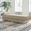 Ivory Velvet Upholstered Queen Daybed with Maple Wood Frame