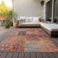 Chantille Red Patchwork Indoor Outdoor Washable Rug