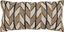 Natural Chevron Embroidered Rectangular Cotton Throw Pillow