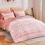 Terracotta Boho Geometric Queen Duvet Cover Set