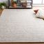 Beige and Ivory Hand-Tufted Wool Rectangular Area Rug