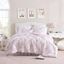 Delphine Pink Reversible Cotton Twin Comforter Set