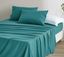 Teal Full Size Microfiber Deep Pocket Sheet Set