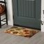 Caravan Blue Medallion Easy-Care Synthetic Rectangular Rug