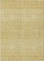 Gold Diamond Pattern Washable Synthetic 3' x 5' Rug