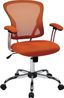 Juliana Orange Mesh High Back Swivel Task Chair