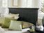 Rustic Black Mahogany Queen Panel Headboard