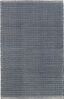 Indigo Herringbone Handwoven Wool-Blend 3' x 5' Area Rug