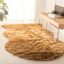 Gray Tufted Handmade Cotton Sheepskin Fur Rug 3' x 5'