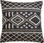 Black and White Geometric Mud Cloth Throw Pillow Cover