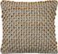 Jada 20'' Gray and Natural Woven Cotton and Jute Pillow