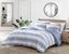 King Size Blue Cotton Reversible Comforter Set