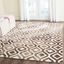 Ivory and Chocolate Hand-Tufted Wool 9' x 12' Area Rug