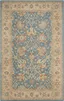 Handmade Blue Tufted Wool Reversible Area Rug 5' x 8'