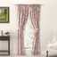 Garnet Cotton Light-Filtering Rod Pocket Curtains with Tiebacks