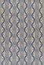 Riviera Breeze 8' x 10' Blue Geometric Flatweave Synthetic Rug