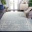 Slate & Ivory Reversible Easy-Care Synthetic Rug - 68x16 in