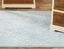 Handmade Light Blue Wool and Viscose Tufted Rectangular Rug, 7'6" x 9'6"