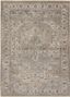 Gray and Tan Medallion Synthetic Runner Rug, 2'9" x 8'