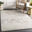 Elegance Beige Rectangular Synthetic Easy-Care Area Rug